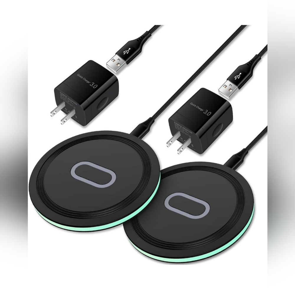 Wireless Fast Charging Pads. For IPhone & Android Phones. Brand New/Never Opened